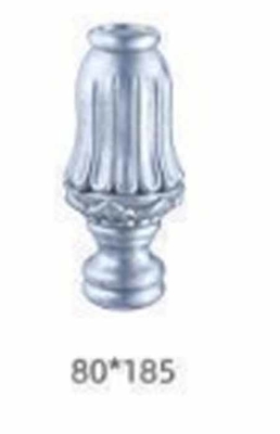 100x100 Or 4x4 Inch Cast Aluminum Fence Post Cap With Ornamental Metal Frame And 3D Modelling Service