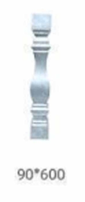 100x100 Or 4x4 Inch Cast Aluminum Fence Post Cap With Ornamental Metal Frame And 3D Modelling Service