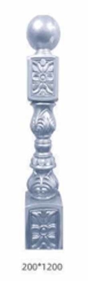 Modern Design Indoor Aluminum Stair Baluster Ornamental Aluminum Stair Railing