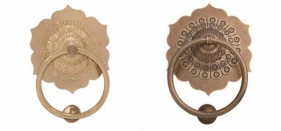 Solid Customized Brass Animal Head Knocker Pull Handle Bronze Ring Handle Antique Lion Head Door Knocker