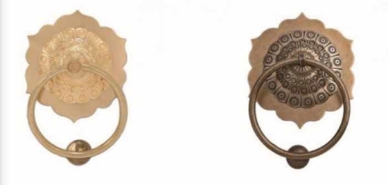 Solid Customized Brass Animal Head Knocker Pull Handle Bronze Ring Handle Antique Lion Head Door Knocker