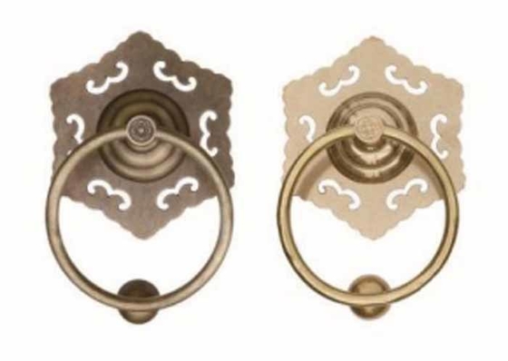 Flower Shape Clear Finished Door Knocker Anti-theft Anti-rust Door Knocker Antique Design Metal Door Accessories at Low Cost