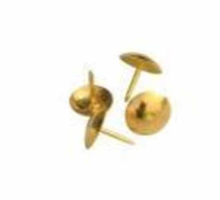 Brass Decorative Furniture Sofa Nails Thumb Tacks with Cap Head and Smooth Shank