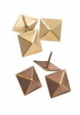 Brass Decorative Furniture Sofa Nails Thumb Tacks with Cap Head and Smooth Shank