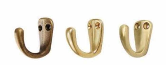New Stylish Brass Hook Hanger Bathroom Accessories Single Hanger Coat Hooks and Wholesale Manufacture