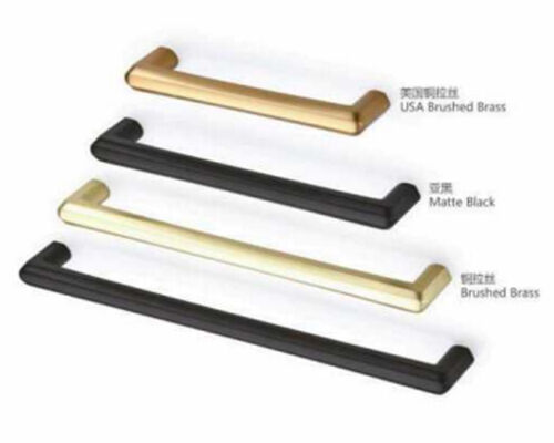 Modern Minimalist Zinc Alloy Gold Cabinet Handles Luxury Long Furniture Pulls for Kitchen Living Room Dresser Hotel Wardrobe