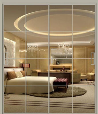 Design Panoramic Modern Ultra-thin Ultra-narrow Aluminum Alloy Frame Interior Living Room Rolling Pull Door Mall Garage Garden