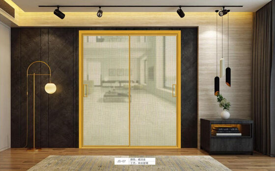 Design Panoramic Modern Ultra-thin Ultra-narrow Aluminum Alloy Frame Interior Living Room Rolling Pull Door Mall Garage Garden