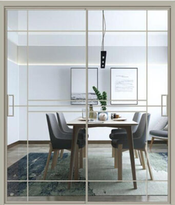Design Panoramic Modern Ultra-thin Ultra-narrow Aluminum Alloy Frame Interior Living Room Rolling Pull Door Mall Garage Garden