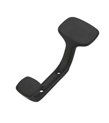 Modern Black Wall Mounted Hanger Hooks Zinc Coat Hooks