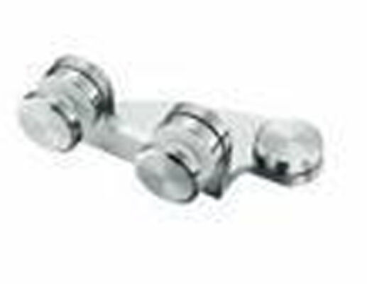GRH 304 Stainless Steel Adjustable Glass Black Railing Post for Pool Fence System Hotel Villa Use Rust Resistant