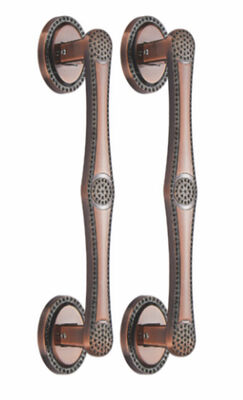 Popular Zinc Chinese European-style Retro No-hole Black Self-tapping Screws Door Handel Dooroom Indoor Handle