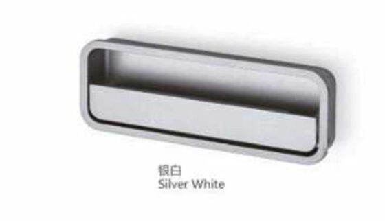 Modern Zinc Alloy Tatami Handle Invisible Concealed Draw Hand Hidden Platform Bed Cabinet Embedded for Bedroom Living Room