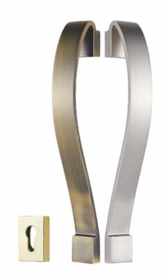 Polished Finish Hardware Pull Handles Featuring Screw Fixing Installation Offered in 150mm 200mm 300mm 400mm Lengths Durable