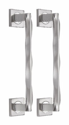 Polished Finish Hardware Pull Handles Featuring Screw Fixing Installation Offered in 150mm 200mm 300mm 400mm Lengths Durable