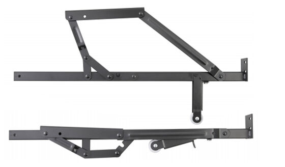 20 Precision Seamless Steel Tubes Cabinet Gas Lift Struts Black Furniture Hinge Durable Smooth Operation Ideal For Cabinets
