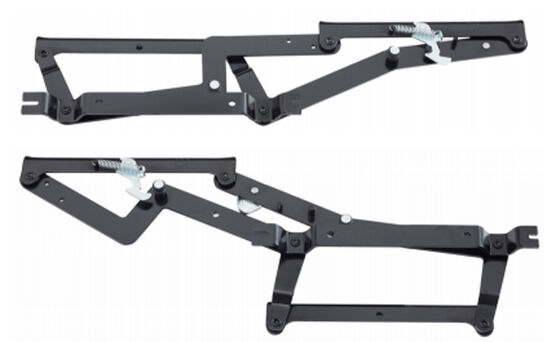 20 Precision Seamless Steel Tubes Cabinet Gas Lift Struts Black Furniture Hinge Durable Smooth Operation Ideal For Cabinets