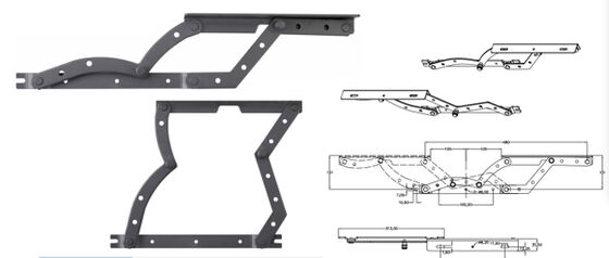 GRH Sofa Bed Hinge Sofa Bed Pull-out Mechanism Furniture Folding Hardware Space-saving Accessories Sofa Bed Mechanism
