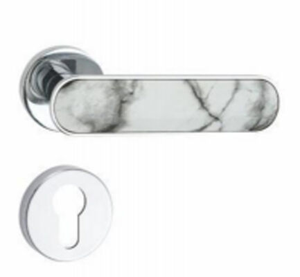 Heavy Duty 3-Point Lock Privacy Aluminum Alloy Door Door Lever Handles With Lock Cylinder for Bedrooms Apartments Kitchens