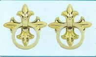 Funeral Coffin Accessories , Funeral Accessories Gold Folwer In Modern Style