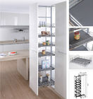 Tall Larder Unit Soft Stop Tandem Pantry Unit Modern Kitchen Basket For Home Decoration