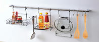 Longlife Stainless Steel Modern Kitchen Accessories Rack Collections Eco - Friendly
