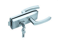 Stainless Steel Glass Door Lock With Key , Handle Sliding Glass Door Latch