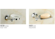 Zinc Soap Dish Metal Bathroom Accessories Wall Mounted Chrome Soap Dish Holder