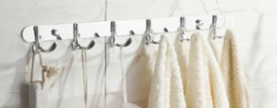 Contemporary Bathroom Shower SS Clothes Robe Hooks