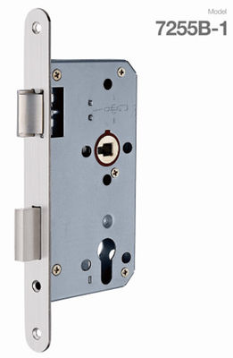 PB Finish Spring Latch Mortise Door Lock Anti Smashing