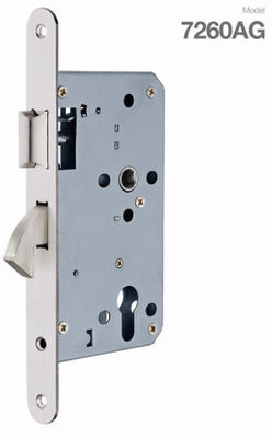 PB Finish Spring Latch Mortise Door Lock Anti Smashing