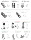 SS201 Toilet Cubicle Hardware Antirust Toilet Partition Accessories
