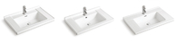 Ceramic Rectangular Vessel Bathroom Basin Counter Mounting Sanitary Wash Basin