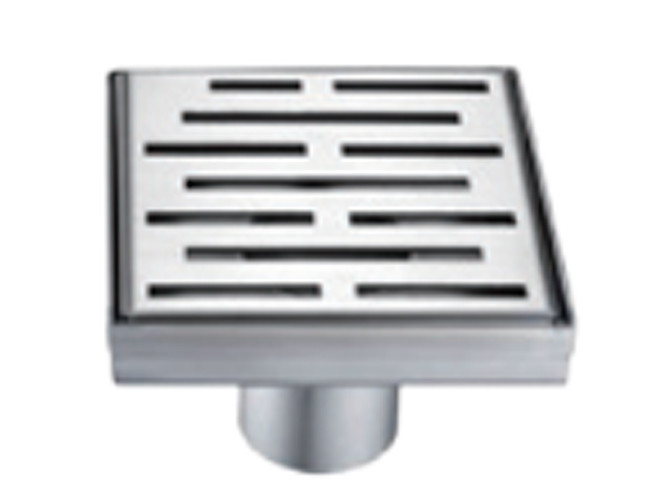 Square flap drain floor drain 304 stainless steel with removable foreign body catching parts Oour proof water back with