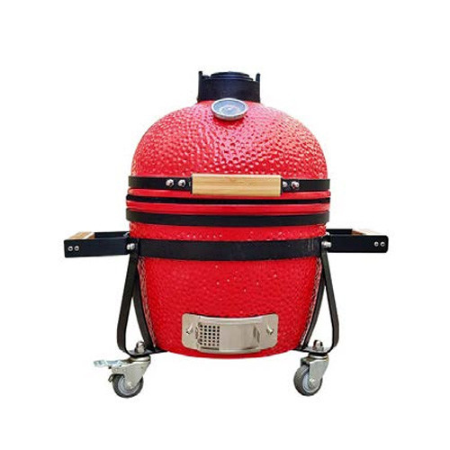 Outdoor Heavy Duty Grill Charcoal Square BBQ Grill Charcoal Barbecue Grill Functional Big Square Smoker