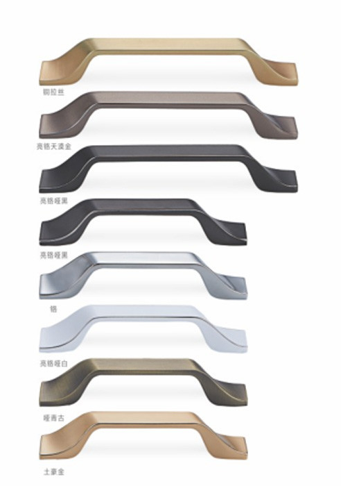 Zinc Alloy Kitchen Cabinet Hardware Dresser Drawer Handles Cabinet Handle Pulls