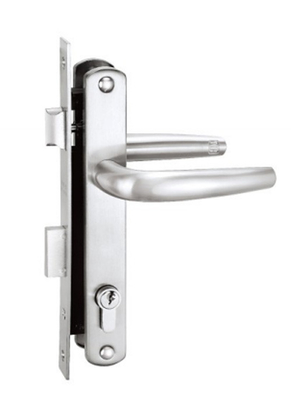 Casement Lever Aluminum Alloy Door Handles Lock Set Tilt Turn Wooden Mortise