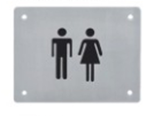 Blind touch recognition sign Braille Toilet Signs for hotel