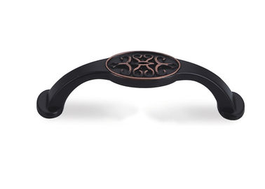Furniture Hardware Pull Handles ,  Zinc Alloy Kitchen Hardware Handles  M4x22 Screw Size