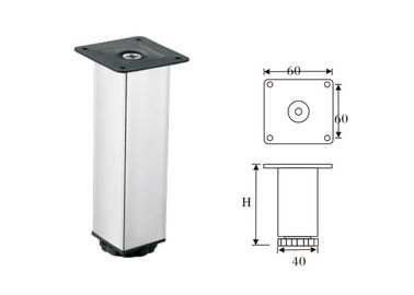 Luxury Replacement Furniture Legs , Chrome Furniture Legs Prevention Of Scratch