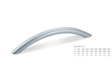 160/320/960mm Extruded Aluminum Drawer Pulls Excellent Hand Touch Feeling