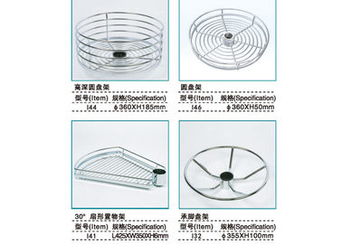 Metal Modern Kitchen Accessories , Unique Kitchen Gadgets Bowl Shelf Basket in iron