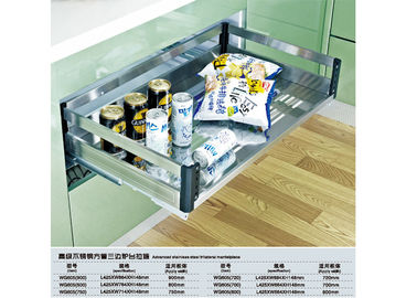 Easy To Assemble Modern Kitchen Accessories Shelf Bowl Basket Chrome Finish
