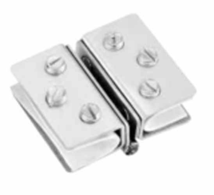Adjustable Double Side Aluminum Alloy Glass Shelf Support Bracket 180 Degrees Glass Clamp