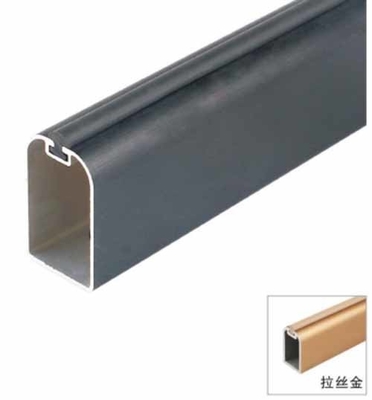 Advanced Grade Wardrobe-tube Clothes Hanging Pole Aluminum Alloy Bathroom Wardrobe Chrome Pipe