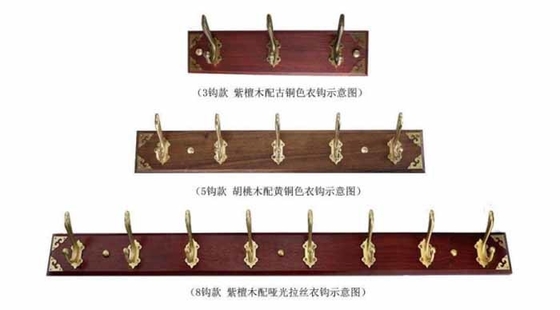 New Stylish Brass Hook Hanger Bathroom Accessories Single Hanger Coat Hooks and Wholesale Manufacture