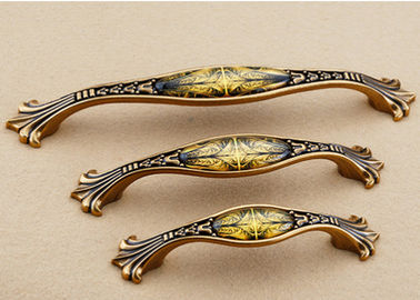Antique Brass Furniture Hardware Pull Handles European Cabinet Drawer Wardrobe Door