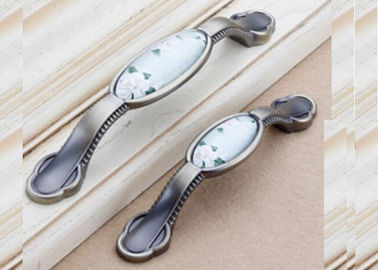 Hand Cabinet Door Hardware Pull Handles , Bronze Decorative Cabinet Handles