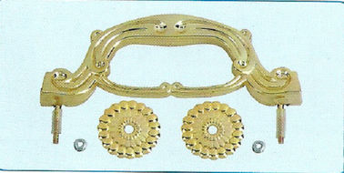Golden Color Coffin Plastic Handles Casket Accessories With Modern Style