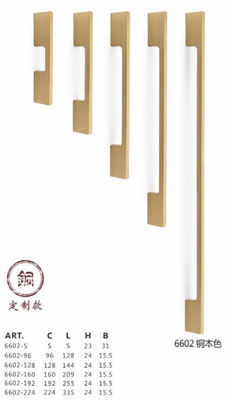 Heavy Duty Wardrobe Hardware Pull Handles Brass Entry Door Handles